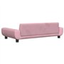 vidaXL Canapé pour Enfants Rose 100x54x33 cm Velours, Mini canapé, Mini canapé-Chaise, Mini canapé pour Enfants, canapé de Salle