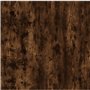 Tavolino Rovere Fumo 100x45x45 cm in Legno Multistrato e Ferro