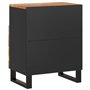 vidaXL Comodino 50x33x62 cm Legno Massello Acacia e Legno Multistrato