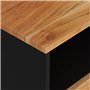 vidaXL Comodino 50x33x62 cm Legno Massello Acacia e Legno Multistrato