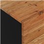 Comodino 50x33x60 cm Legno Massello Acacia e Legno Multistrato