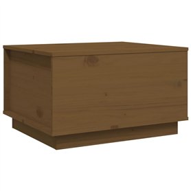 vidaXL Tavolino da Salotto Miele 60x50x35 cm in Legno Massello di Pino