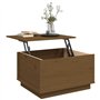 vidaXL Tavolino da Salotto Miele 60x50x35 cm in Legno Massello di Pino