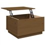 vidaXL Tavolino da Salotto Miele 60x50x35 cm in Legno Massello di Pino