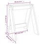 Sgabelli 2 pz Miele 40x40x45 cm in Legno Massello di Pino