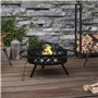 Foyer de Camping avec Couvercle