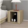 Comodino Rovere Sonoma 41x40x36 cm in Legno Multistrato