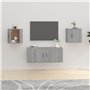 Meubles TV muraux 2 pcs Sonoma gris 40x34,5x40 cm