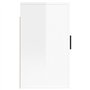 Meubles TV muraux 2 pcs Blanc brillant 40x34,5x60 cm