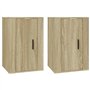 Meubles TV muraux 2 pcs Chêne sonoma 40x34
