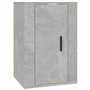 Meubles TV muraux 2 pcs Gris béton 40x34,5x60 cm