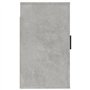 Meubles TV muraux 2 pcs Gris béton 40x34,5x60 cm