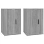 Meubles TV muraux 2 pcs Sonoma gris 40x34