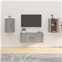 Meubles TV muraux 2 pcs Sonoma gris 40x34,5x60 cm