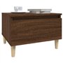 Tavolini 2pz Rovere Marrone 50x46x35cm in Legno Multistrato