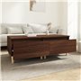 Tavolini 2pz Rovere Marrone 50x46x35cm in Legno Multistrato