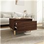 Tavolini 2pz Rovere Marrone 50x46x35cm in Legno Multistrato