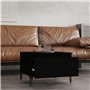 vidaXL Tavolino Nero 50x46x35 cm in Legno Multistrato