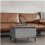 Tavolino Grigio Sonoma 50x46x35 cm in Legno Multistrato