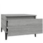 Tavolino Grigio Sonoma 50x46x35 cm in Legno Multistrato