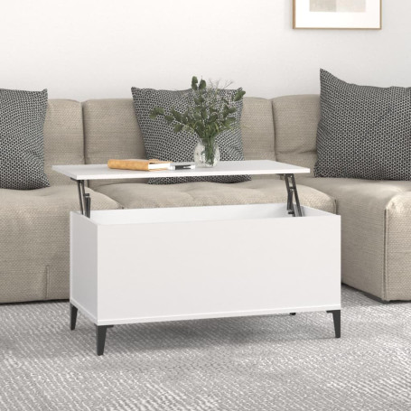 Tavolino da Salotto Bianco 90x44