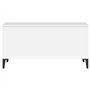 Tavolino da Salotto Bianco 90x44,5x45 cm in Legno Multistrato