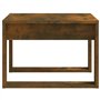 Tavolino Rovere Fumo 50x50x35 cm in Legno Multistrato