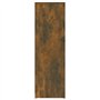 Bussandri Exclusive - Armoire de salle de bain 30x30x95 cm bois fumé chêne