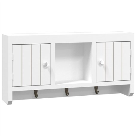 vidaXL Armoire à clés Blanc 40x8