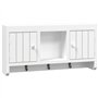 vidaXL Armoire à clés Blanc 40x8