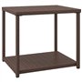 Tavolino Marrone 55x45x49 cm in Polyrattan