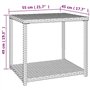 Tavolino Marrone 55x45x49 cm in Polyrattan