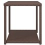 Tavolino Marrone 55x45x49 cm in Polyrattan