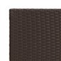 Tavolino Marrone 55x45x49 cm in Polyrattan