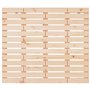 vidaXL Testiera da Parete 141x3x91,5 cm in Legno Massello di Pino