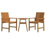 vidaXL Ensemble de Salon de Jardin 3 pcs