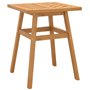 vidaXL Ensemble de Salon de Jardin 3 pcs, Chaises avec Dossier et Accoudoirs, Meubles de Patio Terrasse Extérieur, Bois Massif d