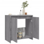 Armoire de bain Sonoma gris 60x33x61 cm Bois d'ingénierie