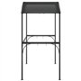 vidaXL Gazebo BBQ et étagères latérales Anthracite 220x115x230cm Acier, abri pour Barbecue, auvent pour Barbecue, pergola pour B