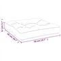 vidaXL Coussin de Palette Vert Vif 50x50x12 cm Tissu