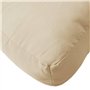 vidaXL Coussin de Palette Beige 70x40x12 cm Tissu