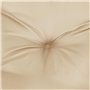 vidaXL Coussin de Palette Beige 70x40x12 cm Tissu