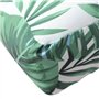 vidaXL Coussin de Palette Motif de Feuilles 70x40x12 cm Tissu
