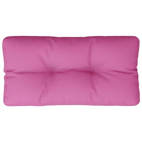 vidaXL Coussin de Palette Rose 70x40x12 cm Tissu