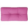 vidaXL Coussin de Palette Rose 70x40x12 cm Tissu