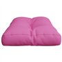 vidaXL Coussin de Palette Rose 70x40x12 cm Tissu, Coussin, Coussin de canapé, Coussin de Chaise, Coussin extérieur, Oreiller de 