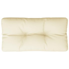 vidaXL Coussin de Palette crème 80x40x12 cm Tissu