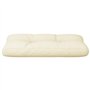 vidaXL Coussin de Palette crème 80x40x12 cm Tissu