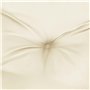 vidaXL Coussin de Palette crème 80x40x12 cm Tissu