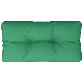 vidaXL Coussin de Palette Vert 80x40x12 cm Tissu